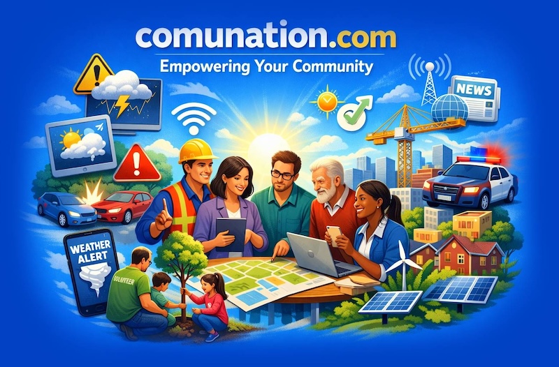 Happy community citizens